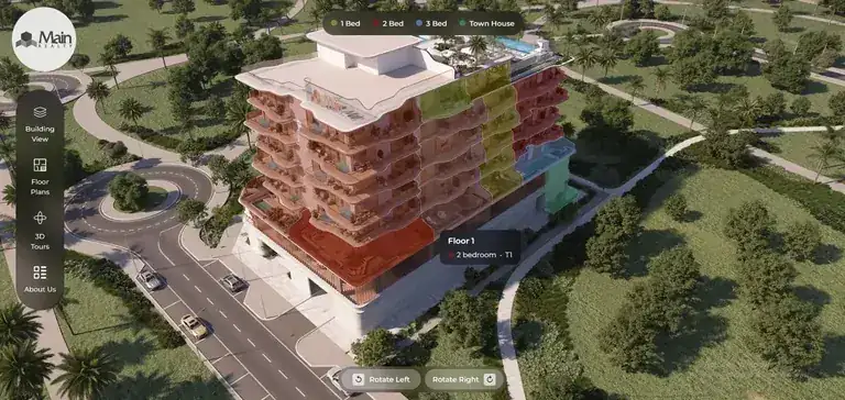 Kora Properties, IlVento — Xplore digital twin view