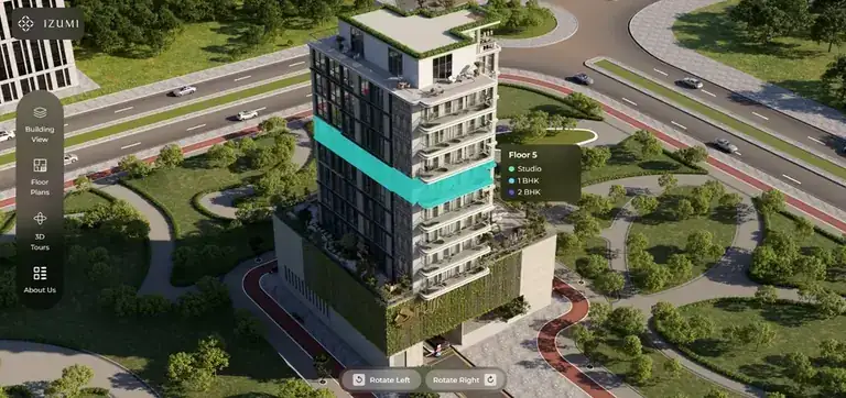 Fuji Properties, Izumi — Xplore digital twin view